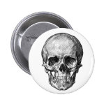 Human Skull Button