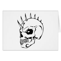 Human Skull Cards