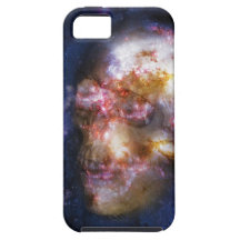 Human Skull in the Stars iPhone 5 Cover