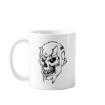 Human Skull Coffee Mug