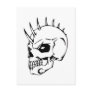 Human Skull Postcard