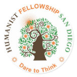 Humanist Fellowship of San Diego Logo stickers