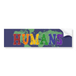 Humans (Gay) Bumper Sticker bumper stickers