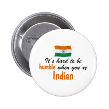 Humble Indian Pinback Button