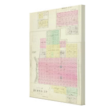 Humboldt, Moran City, and Laharp, Kansas Stretched Canvas Prints