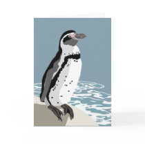 Humboldt Penguin Greetings Card