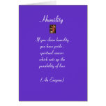 Humility - Card - Diocese