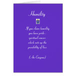 Humility - Card - Diocese