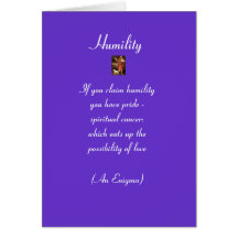 Humility - Card - Diocese