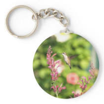 Humming Bird Agastache key chain