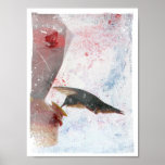Humming Bird Digital Art Posters