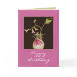 hummingbird Birthday card