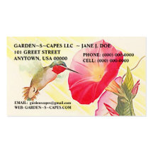 HUMMINGBIRD BUSINESS CARDS ~ MAKE A STATEMENT!