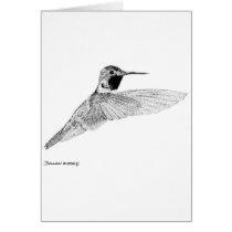 Hummingbird Greeting Card