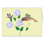 Hummingbird & Dragonfly Card