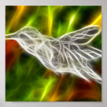 Hummingbird Getting Sweet Posters
