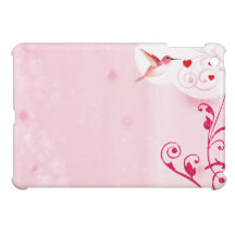Hummingbird Hearts iPad Mini Cases