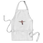 Hummingbird in Flight aprons