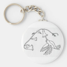 Hummingbird Keychain
