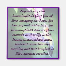 Hummingbird Magnet