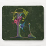 Hummingbird Monogram L mousepads