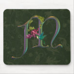 Hummingbird Monogram M mousepads