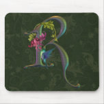 Hummingbird Monogram R mousepads