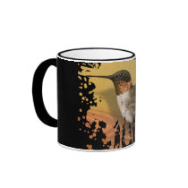 hummingbird coffee mug