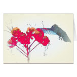 Hummingbird Party Invitation Card