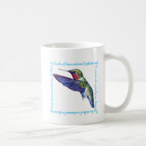 Hummingbird Poem mugs