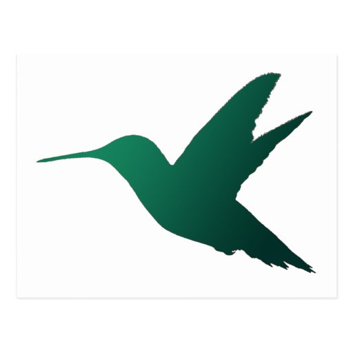 Hummingbird Silhouette Postcard