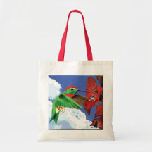 Hummingbird Tote Canvas Bags