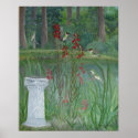 Hummingbirds by the Pond posters