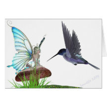 Hummingbirds Card