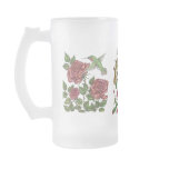 Hummingbirds with flowers coffee mugs