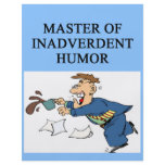 HUMOR master comedian flyers