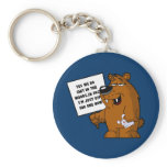 Humorous bear keychains