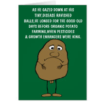 Humorous birthday card