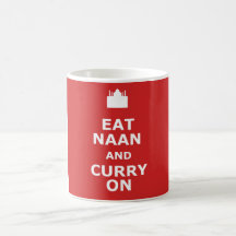 Humorous curry coffee mug
