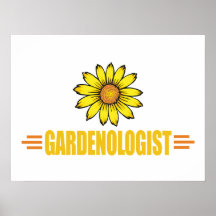 Humorous Gardener Print