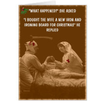 Humorous wife Christmas Card