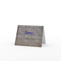 Humorus Apology Card