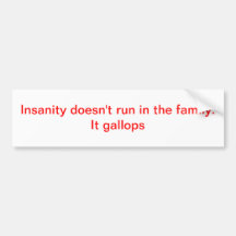 Humour Bumper Stickers