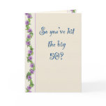 Humourous 50th Birthday Card