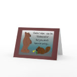 Humourous Bear Birthday cards