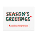 Humourous Big Brother Holiday Postcard