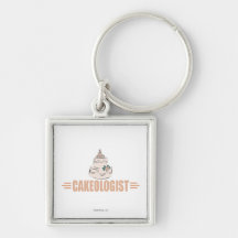 Humourous Cake Decorating Keychain