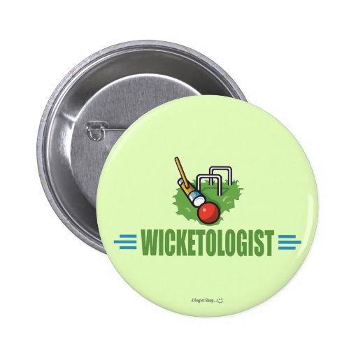 Humourous Croquet Pinback Button