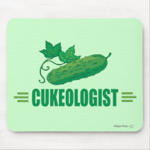Humourous Cucumber Mouse Mat