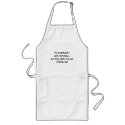 Humourous Dreaming of a white Christmas aprons